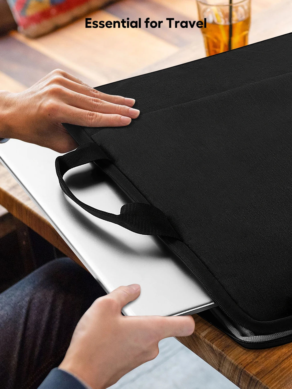 UPERFECT Housse 19.5'' – Sac Transport Moniteur Portable, Laptop & Tablette | Grande Poche Zipper & Poignée