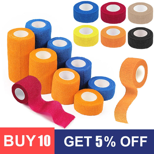 Bande Kinesiology Sport Auto-Adhésive 4.5M Colorful – Maintien Genou, Cheville & Doigts | Fitness, Running & Récupération
