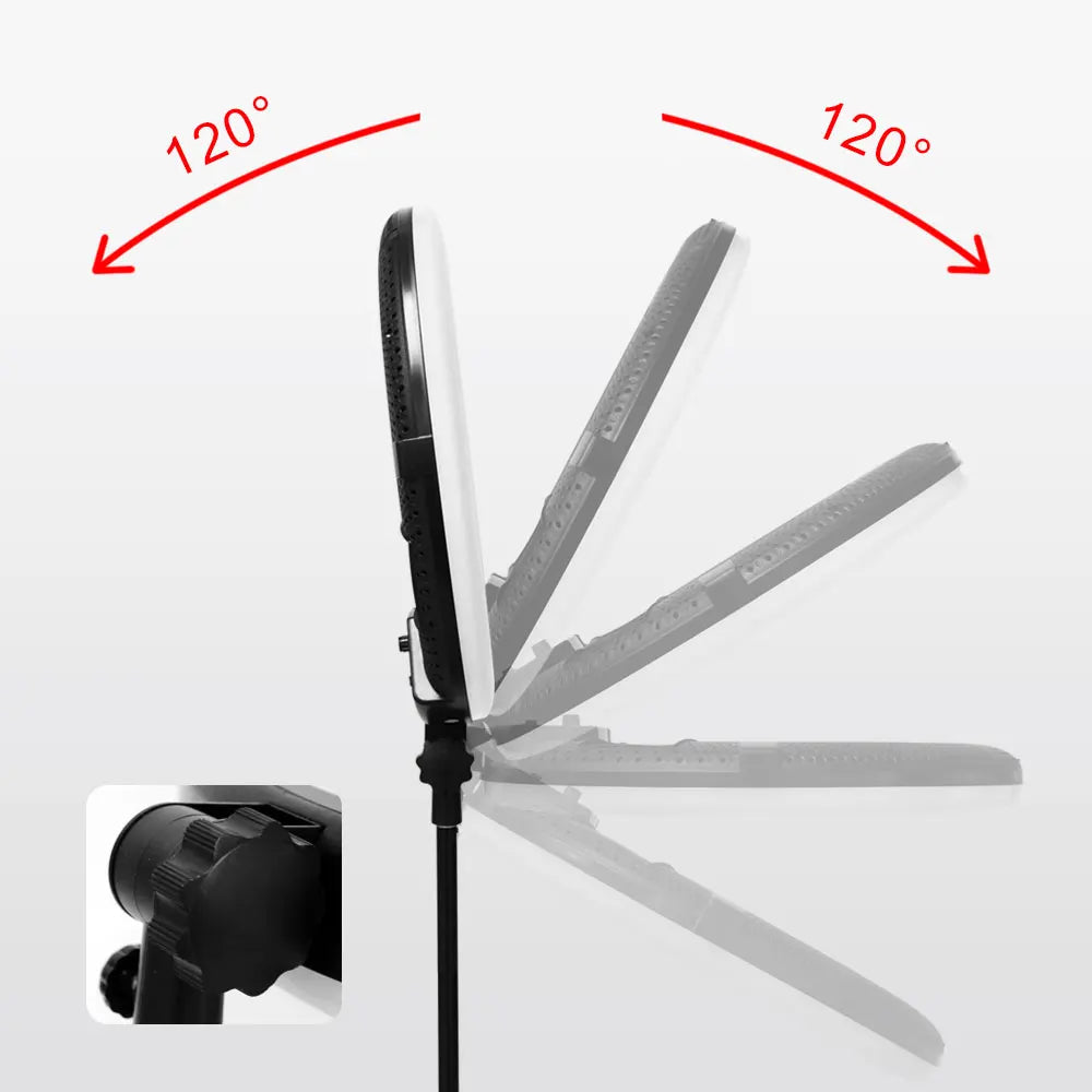 Anneau Lumineux LED 18 Pouces 96W Yidoblo FE480 avec Trépied – Bi-Couleur Studio Photo & Vidéo | Lampe Salon Beauté Maquillage Vlog