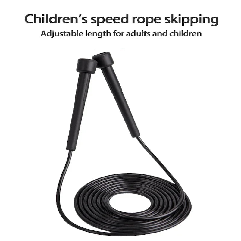 Springseil Speed PVC 2,8M Professionell – Verstellbar | Fitness, Boxen & Krafttraining | Erwachsene & Kinder | Intensives Cardio