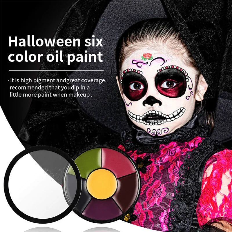 Palette Maquillage SFX 6 Couleurs Bleus & Ecchymoses – Zombie Réaliste Visage & Corps | Maquillage Halloween Costumes