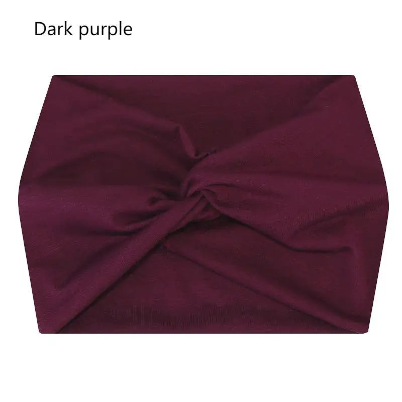 Bandeau Cheveux Large Élastique Femme – Sport, Yoga, Running & Maquillage | Turban Anti-Transpiration | Multiusage Tendance