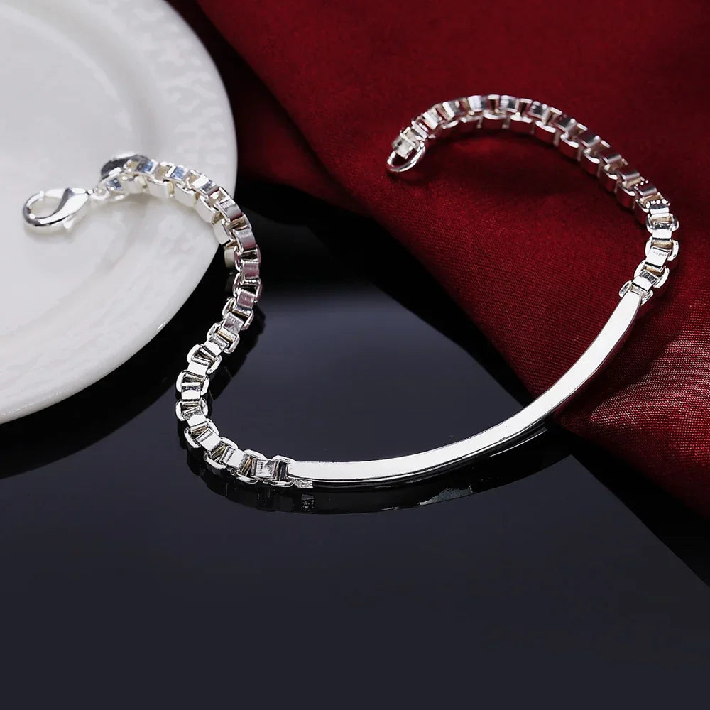 Bracelet Chaîne Torsadée Corde Argent 925 4MM – Unisexe Homme & Femme | Bijou Argent Mode & Élégance Intemporelle | Cadeau Premium