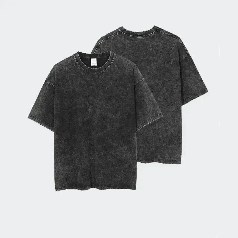 Unisex Invincible Anime T-Shirt Washed – Vintage Oversize Style Paar Große Größen Alle Jahreszeiten | Premium Streetwear-Mode