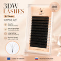 Extensions Cils SUPMACIO 3D W – 0.07mm Easy Fan | Naturelles & Légères