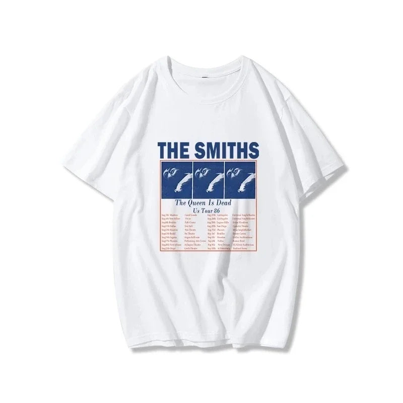 T-Shirt The Smiths Unisexe Rétro Indie Punk Rock – Imprimé Groupe Morrissey | Fan Art Vintage