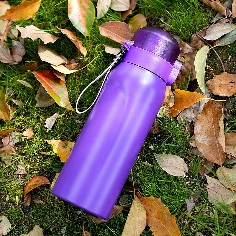 Gourde Isotherme Inox Sport + Pods Arômes Fruits Offerts – Hydratation Savoureuse | Fitness, Gym & Outdoor | Portable