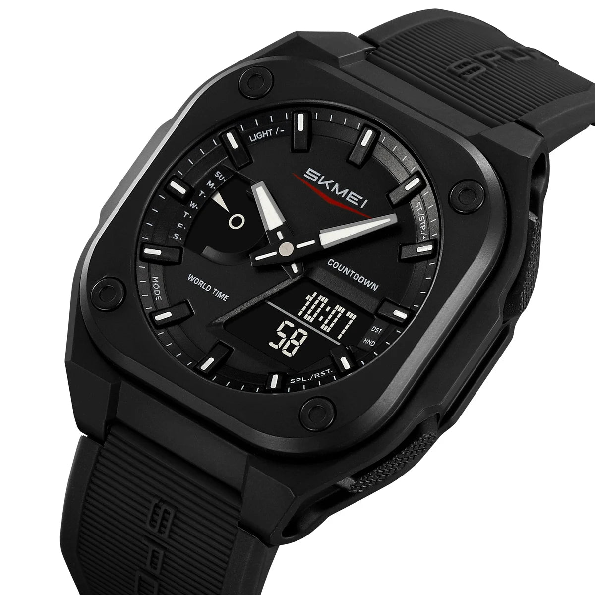Montre Unisexe SKMEI Business Digital Quartz – Sport Étanche Multifonction Fashion