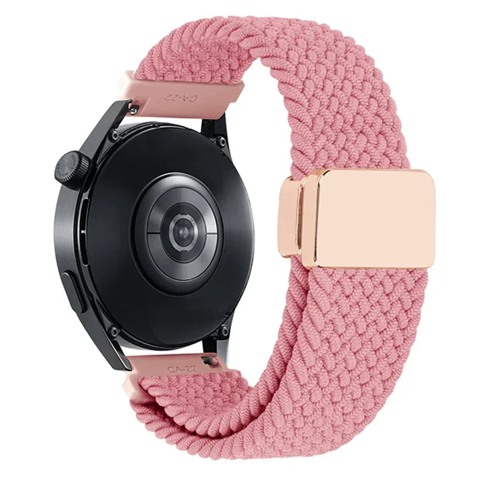 Bracelet Nylon Tressé Magnétique Suunto 20mm & 22mm – Compatible Ocean, Vertical, Race S, 5, 9 Peak Pro DLC & 3 Fitness | Premium
