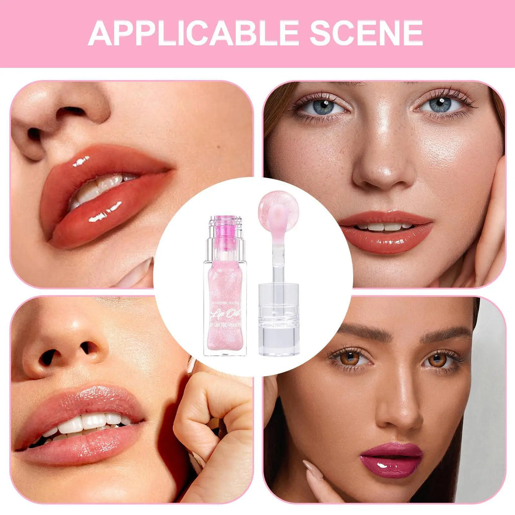 Huile à Lèvres Changeante de Couleur – Jelly Crystal Nacrée | Hydratante & Nourrissante