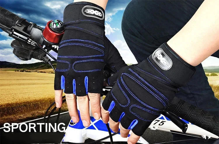 Gants Sport Unisexe Anti-Choc & Anti-Glisse – Protection Poignets | Cyclisme, Randonnée, Musculation & Fitness | Homme & Femme
