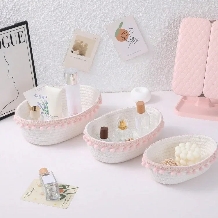 Panier Rangement Cosmétiques & Skincare - Salle de Bain, Bureau & Salon