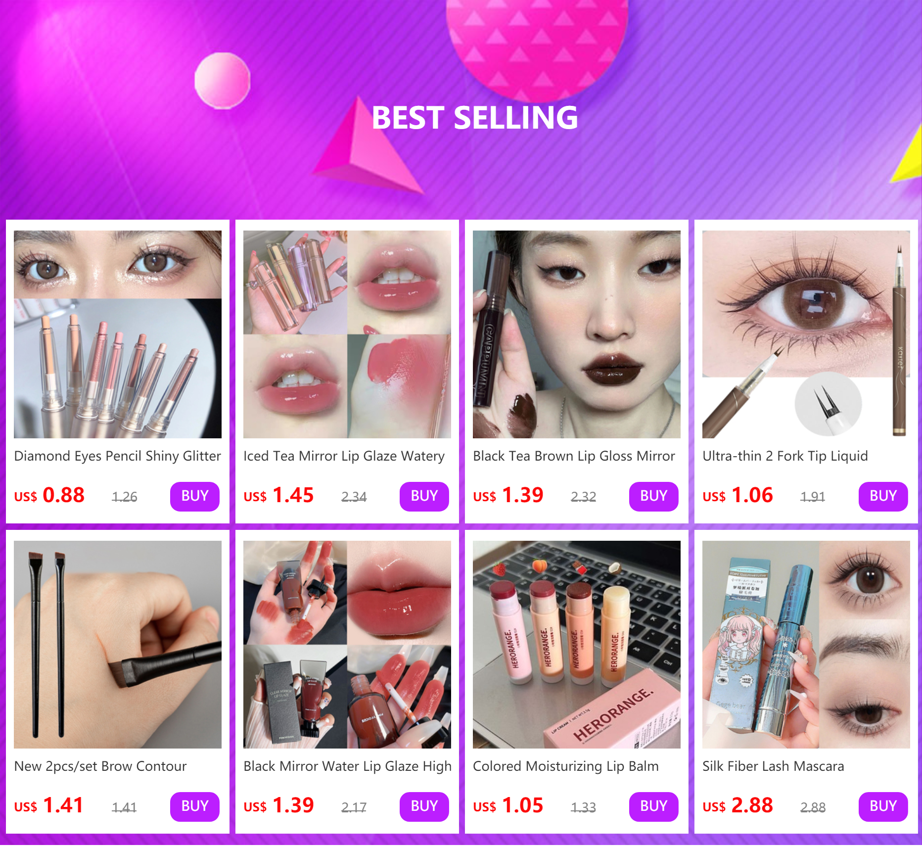 Gloss Miroir Iced Tea – Lip Glaze Jelly Transparent Waterproof | Rouge à Lèvres Liquide Effet Glacé