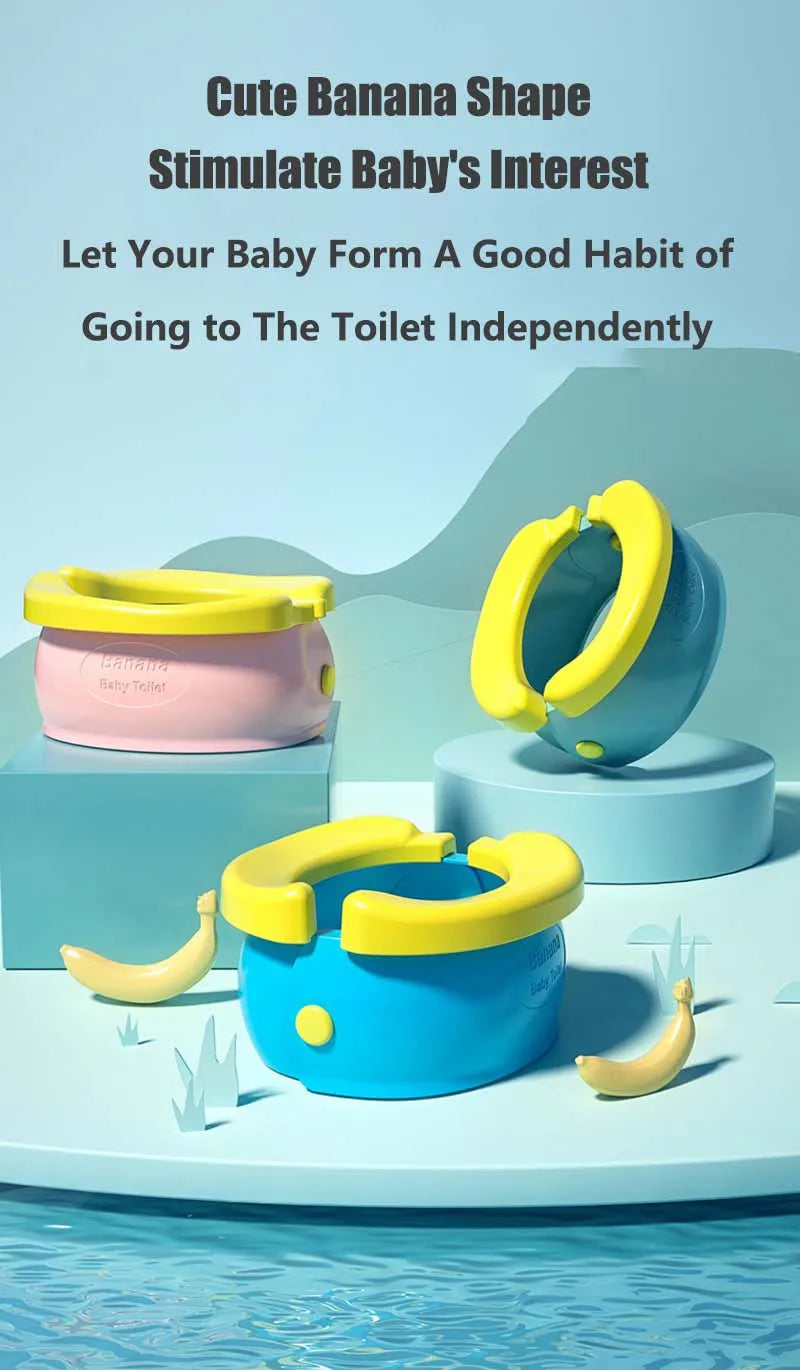 Pot Bébé Portable Pliable Voyage – Siège Toilette Enfant + Sac Rangement & 20 Sacs Poubelle