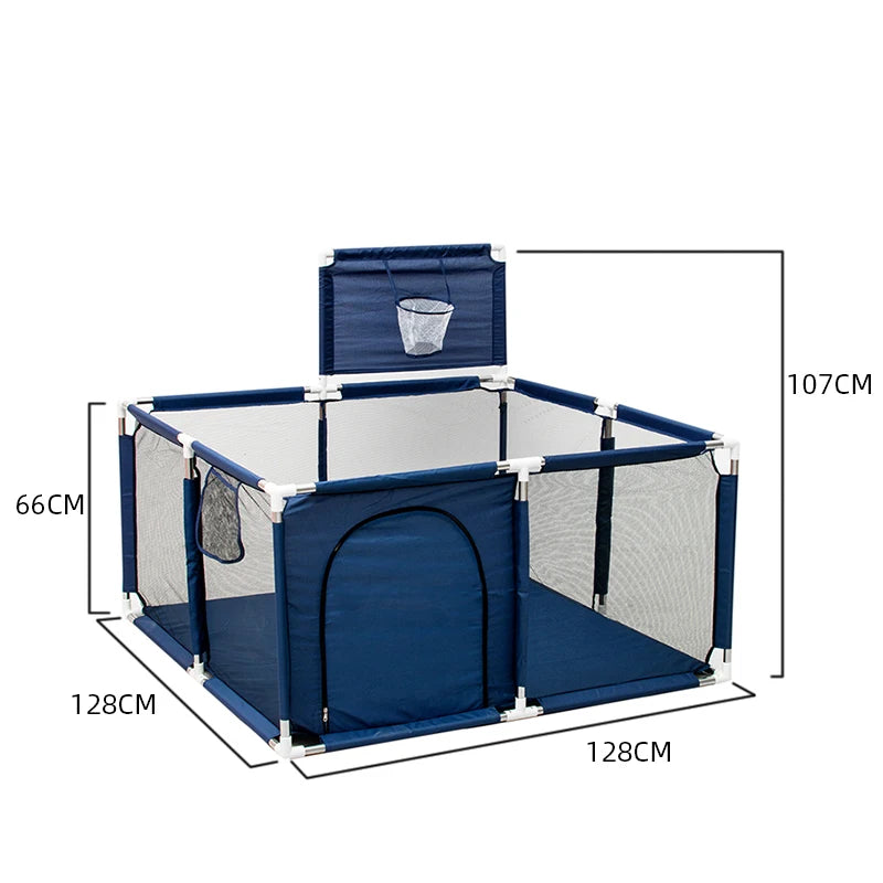 IMBABY Parc Bébé Sécurisé – Barrière de Protection Enfant | Piscine à Balles, Aire de Jeux Modulable Nouveau-Né