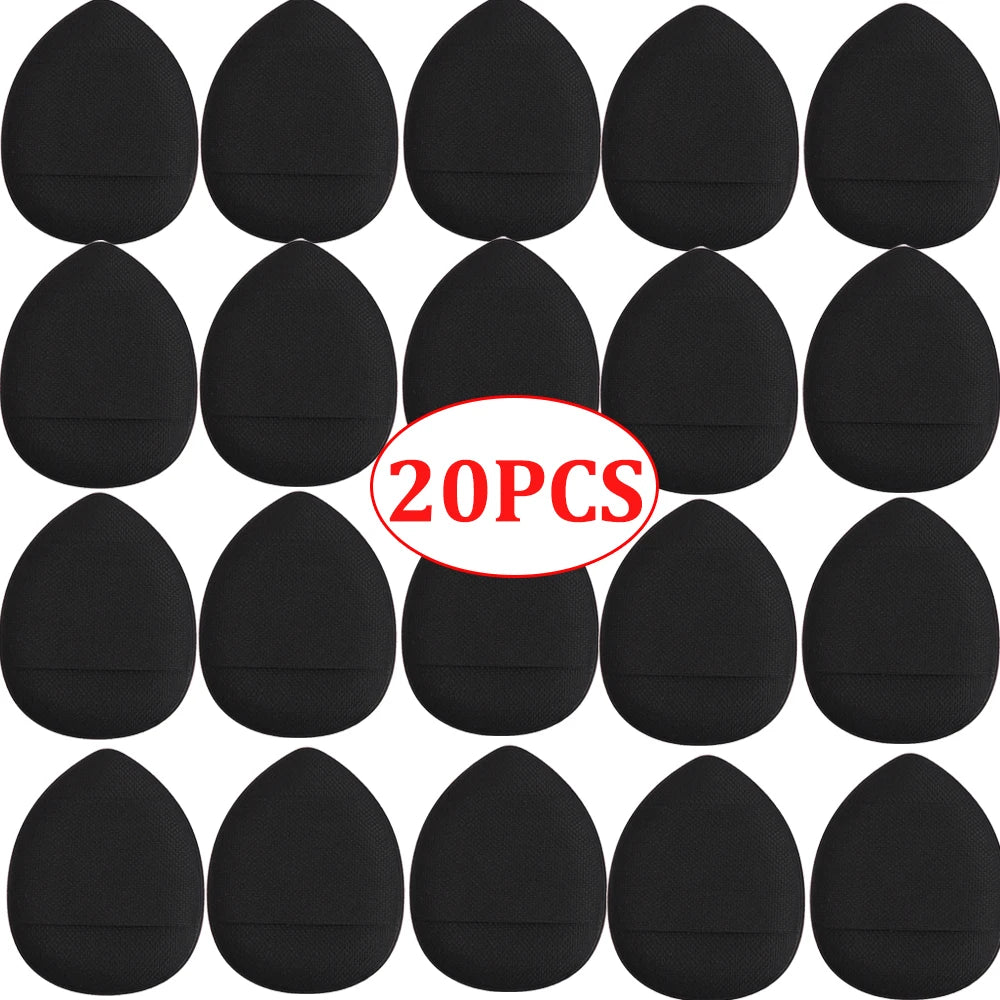 Lot 20 Mini Puffs Coussin d’Air Doigt – Éponge Maquillage Professionnelle | Fond de Teint, Correcteur & Anti-Cernes | Sec & Humide