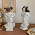 Pot à Pinceaux Statue de David – Organisateur Bureau Décoratif | Rangement Pinceaux Maquillage Maison Original
