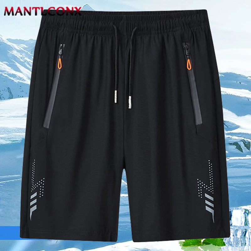 Short Homme Plage Sport Séchage Rapide Uni – Jogging Running Poches Zip Léger Loose Été | Mode Homme Outdoor Natation
