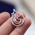 Lot 3 Breloques Animaux Acier Titane DIY – Renard, Lapin, Chat, Cygne, Dragon, Serpent & Plus | Pendentifs Bijoux Fait Main Bracelet & Collier