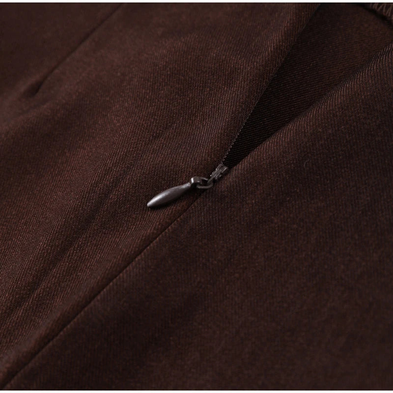 Ensemble Blazer Mini Jupe Femme Élégant – Col Revers Manches Longues Slim Uni | Tenue Bureau Chic 2025