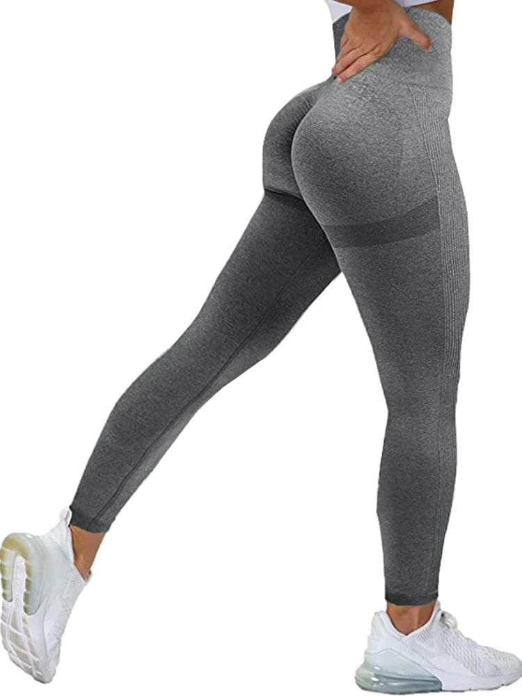Nahtlose High-Waist Push-Up Leggings für Damen – Formend, Sexy & Bequem | Gym, Fitness & Sport