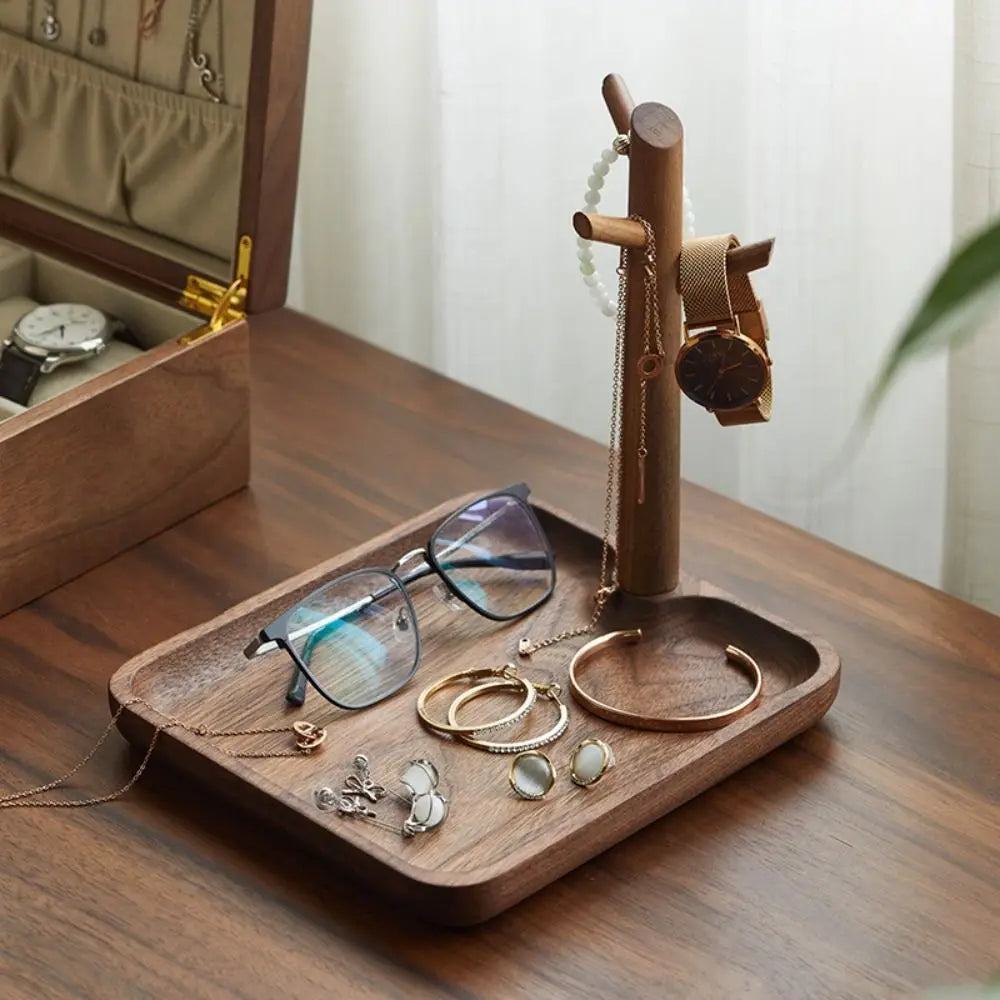 Rack Bois Branche Naturel Mugs & Bijoux – Organisateur Bureau Plateau Déco Maison