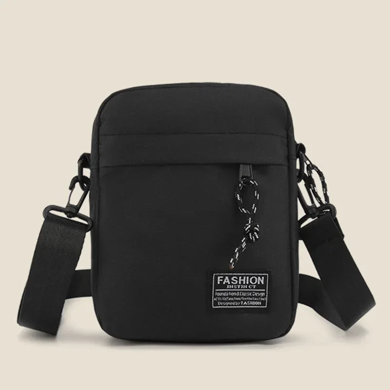 Petit Sac Carré Oxford Unisexe – Sacoche Bandoulière Crossbody Casual Homme Femme