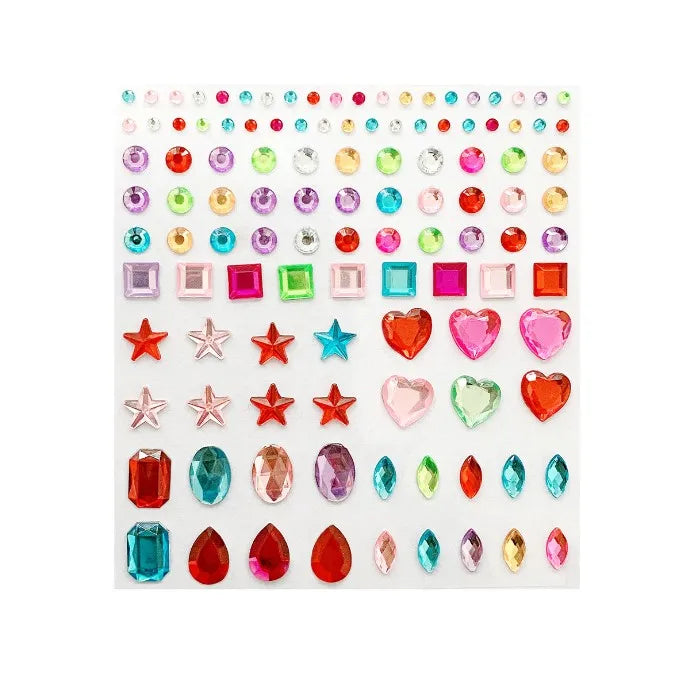 Stickers Strass Visage Jetables – Diamants Acryliques Crystal Larme & Yeux | Maquillage Scène & Festival