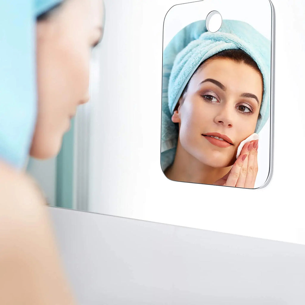 Miroir Anti-Buée Douche – Acrylique | Rasage & Maquillage Salle de Bain & Voyage