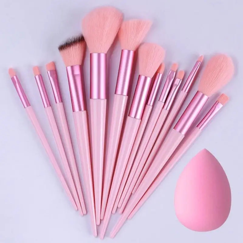 Set Pinceaux Maquillage Professionnel – Fond de Teint, Poudre, Fard à Paupières & Kabuki | Ultra-Doux & Précis