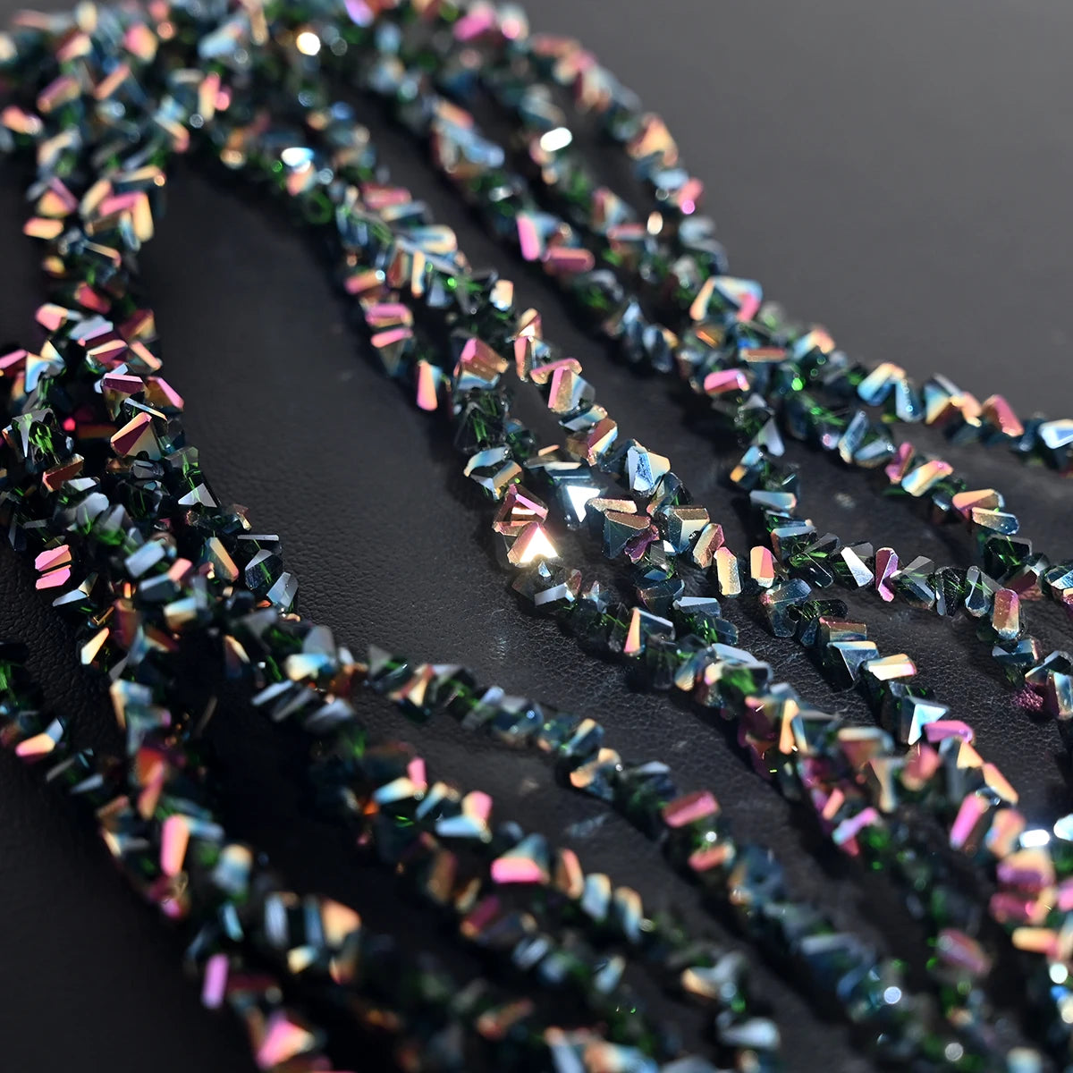 Lot 120 Perles Cristal Autrichien Triangles 4mm — Intercalaires DIY Bracelet Collier