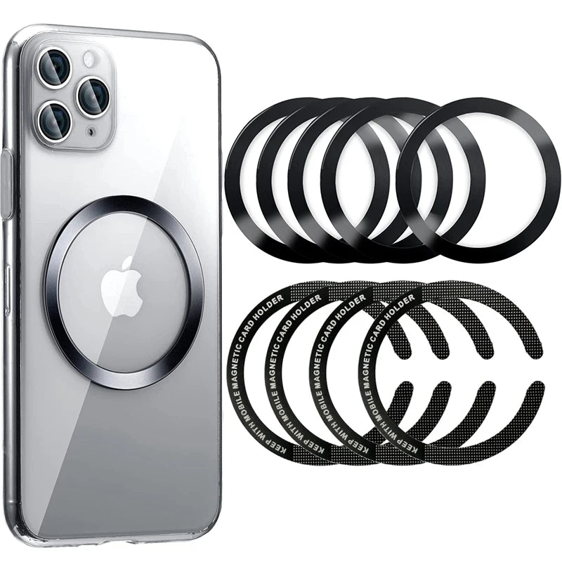 Plaque Métallique Magnétique Magsafe – Support Voiture Universel iPhone 12 13 Pro Max