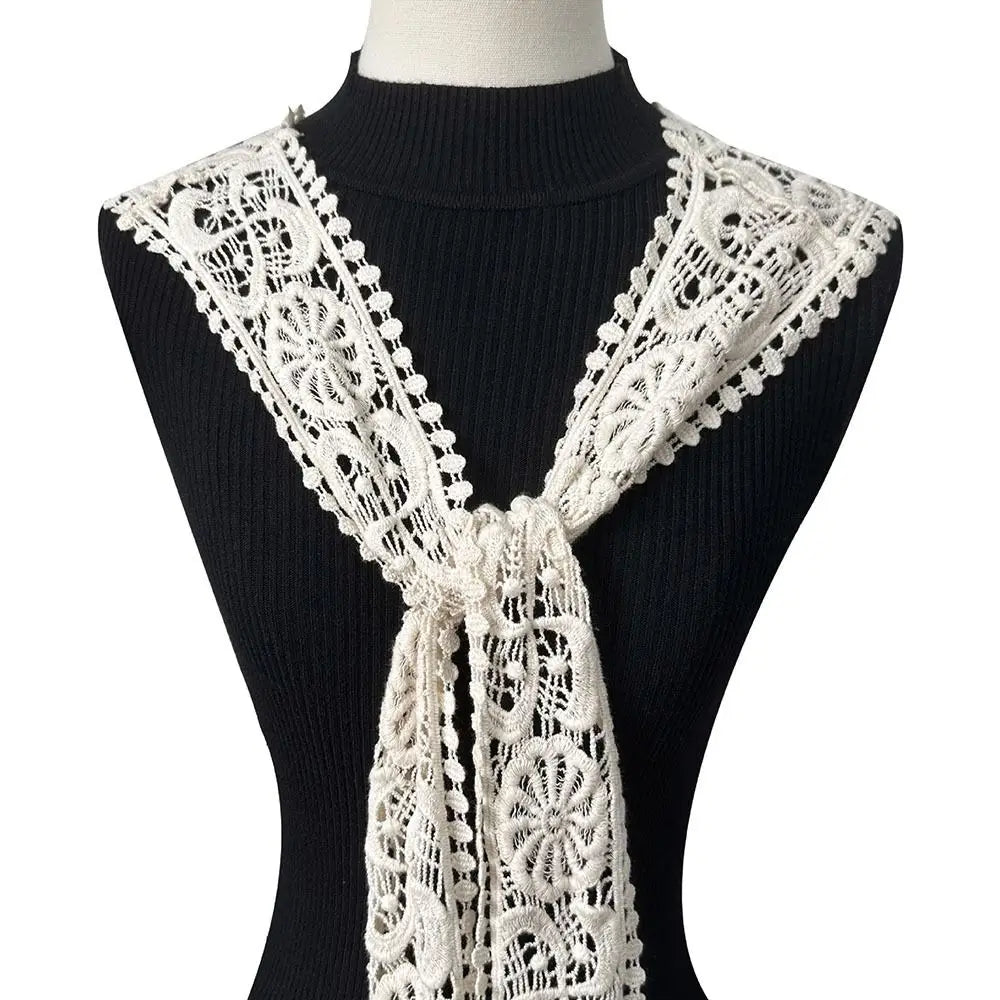 Châle Tricoté Femme Couleur Unie – Faux Col Écharpe Casual Élégante Été