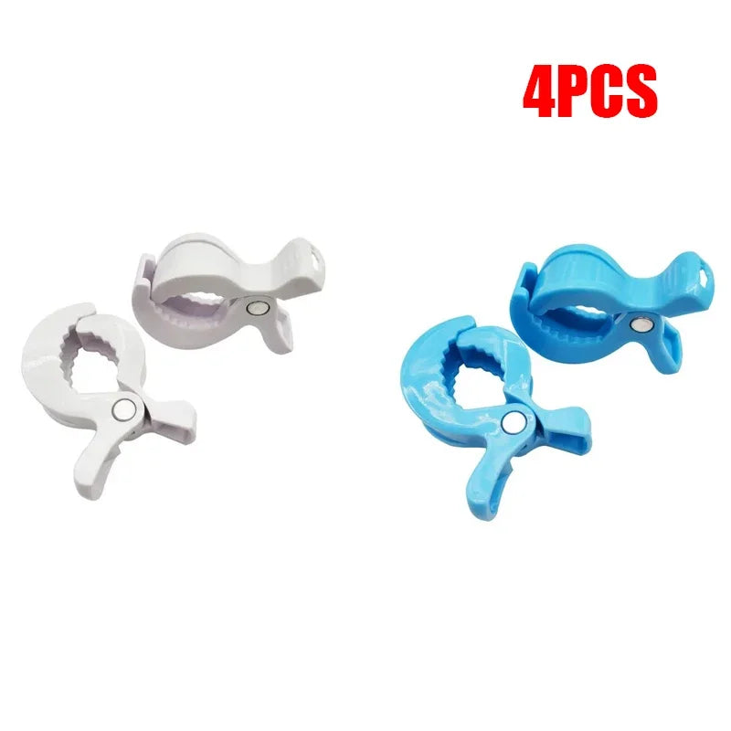 Kinderwagen Clips Zange – 2er/4er Set Multifunktionshaken Autositz Kinderwagen