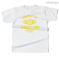 Unisex Baumwoll-T-Shirt Vault-Tec Grafik Streetwear Casual – Gaming Fallout Fan Art T-Shirt für Männer & Frauen | Geek Pop Culture Mode