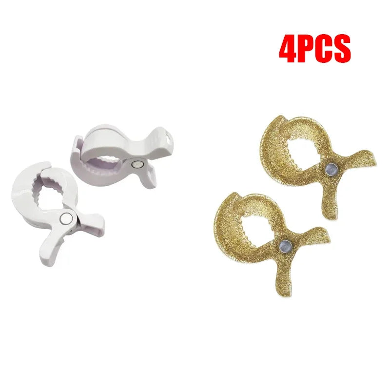 Kinderwagen Clips Zange – 2er/4er Set Multifunktionshaken Autositz Kinderwagen