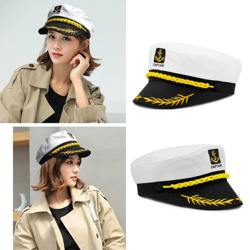 Chapeau Capitaine Marin Adulte – Réglable Homme & Femme | Déguisement & Fête