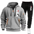 Ensemble Sport Homme 2 Pièces Hoodie Multi-Poches Zippé + Pantalon Automne Hiver Casual Pullover Sportswear Chaud Tendance Premium – Ensemble Sport Premium Multi-Poches 2 Pièces | Mode Homme Sportswear Premium Automne Hiver
