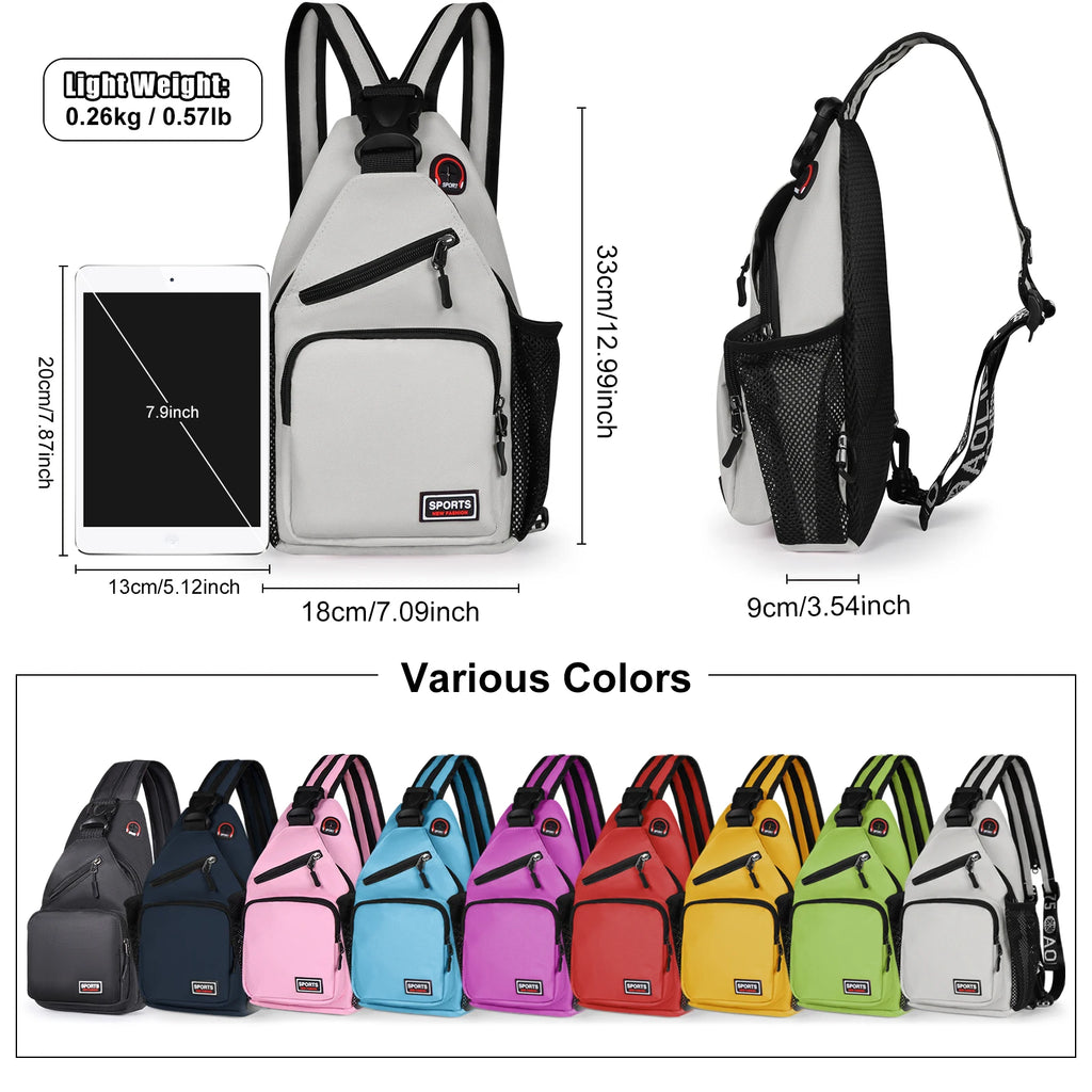 Sac Poitrine Femme Crossbody Tendance – Prise Casque & Poche Téléphone Bandoulière Chic