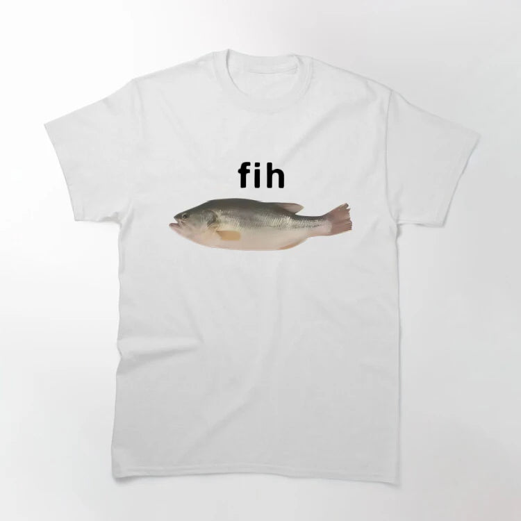 T-Shirt Homme Mème Poisson Humour Harajuku Oversize Manches Courtes Été Y2K Casual Funny Tendance Confortable Viral – T-Shirt Humour Premium Mème Poisson Harajuku Oversize Y2K | Mode Homme Pop Culture Humour Premium