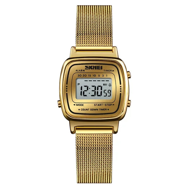 Montre Femme SKMEI 1901 Digital Chrono Calendrier Petit Cadran Étanche – Luxe Fashion Tendance
