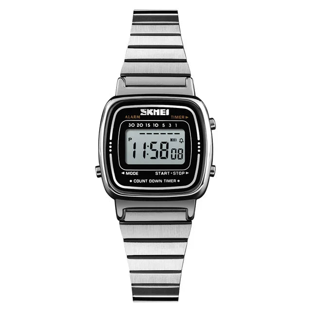 Montre Femme SKMEI 1901 Digital Chrono Calendrier Petit Cadran Étanche – Luxe Fashion Tendance