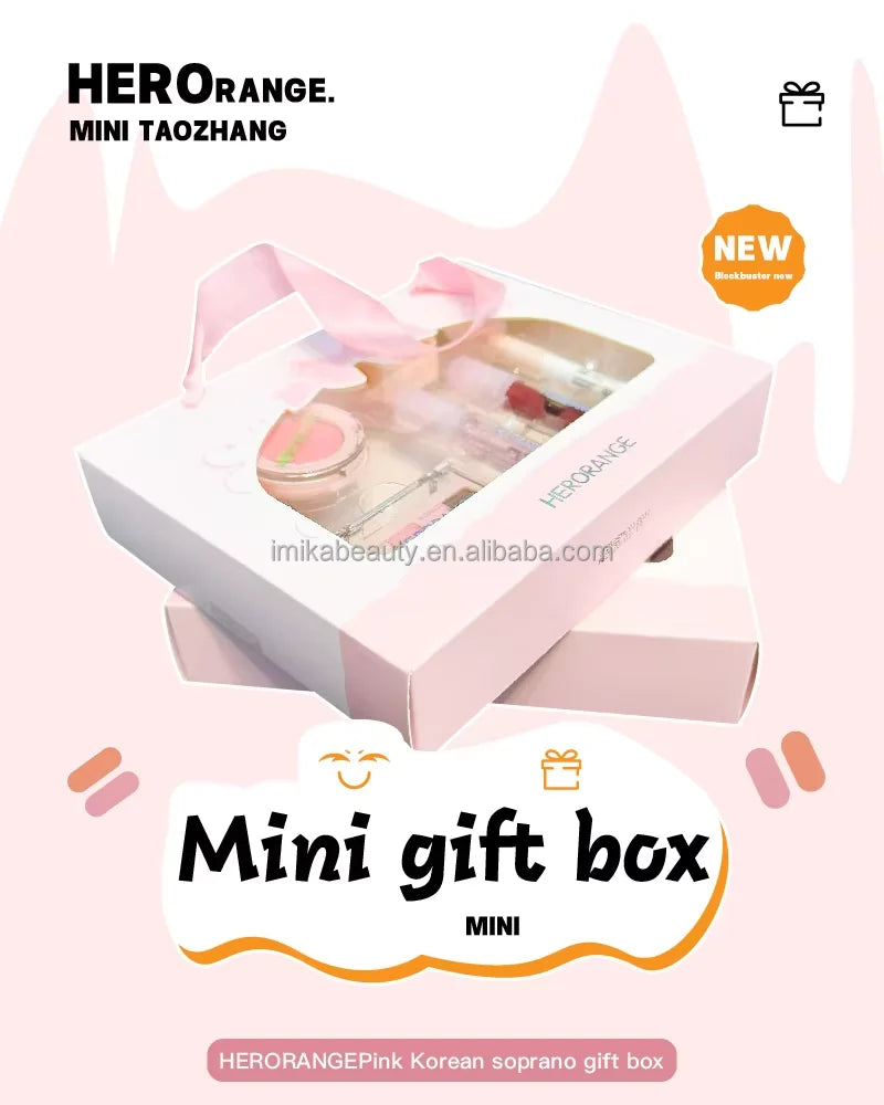 Kit Maquillage Mini 6 Pcs Herorange – Gloss, Lip Tint, Eyeliner, Blush & Fard à Paupières | Waterproof Longue Tenue