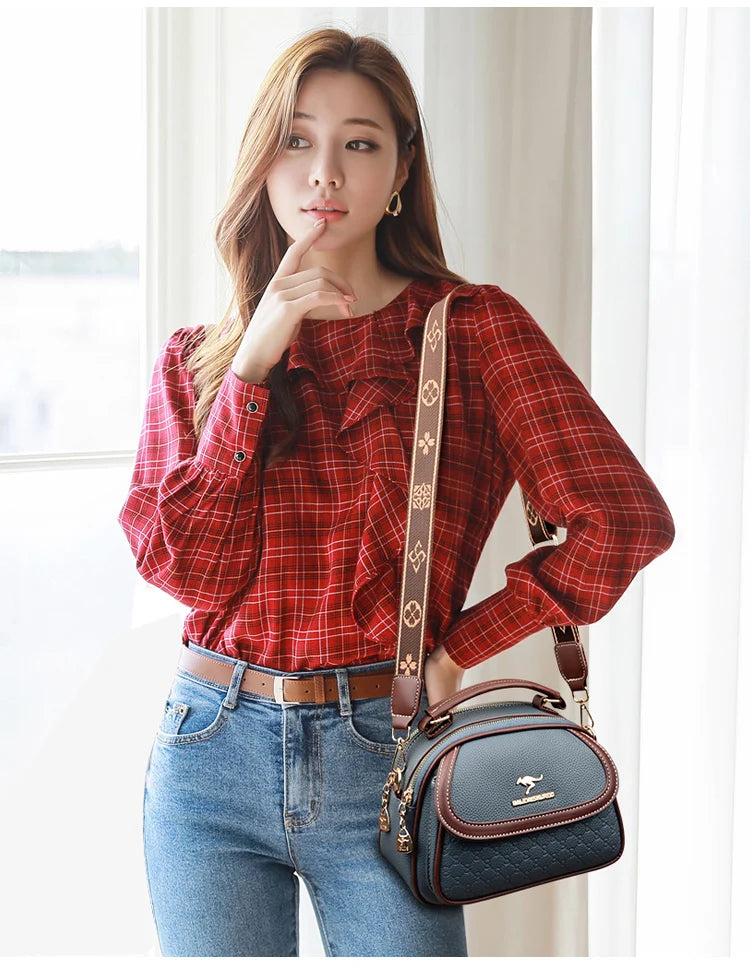 Petit Sac Rond Femme Style Coréen – Sac Épaule Bandoulière Tendance Influenceuse Mode