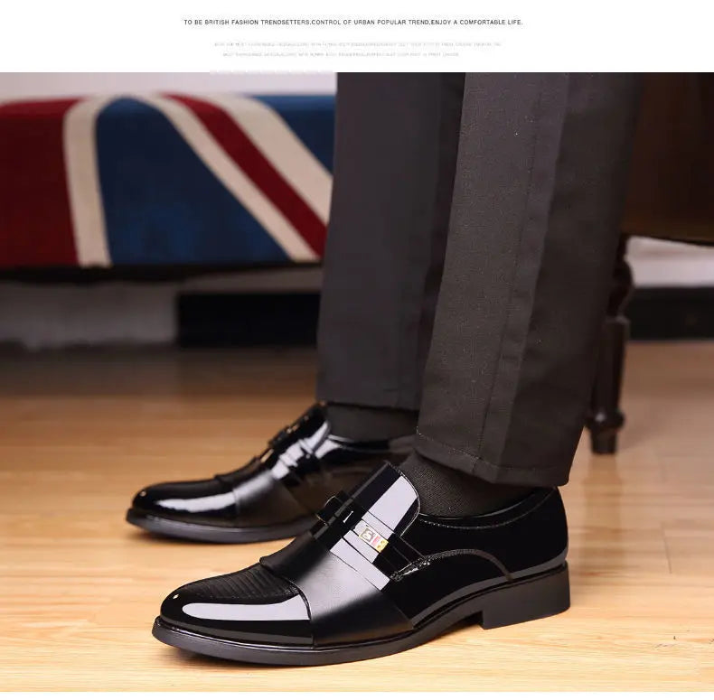 Chaussures Cuir Business Rehaussantes Homme – Formal Casual Automne Confortables