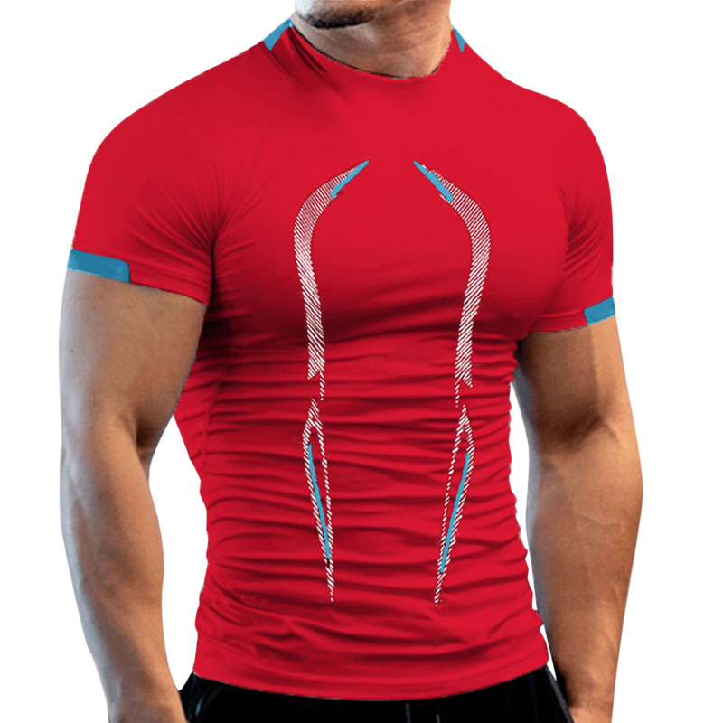 T-Shirt Homme Gym Séchage Rapide Respirant Jogging Training Fitness Running Été Léger Confortable | Tee Shirt Sport Séchage Rapide Premium