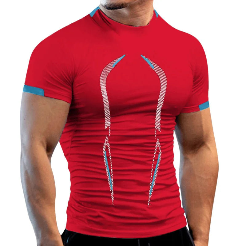 T-Shirt Homme Gym Séchage Rapide Respirant Jogging Training Fitness Running Été Léger Confortable | Tee Shirt Sport Séchage Rapide Premium