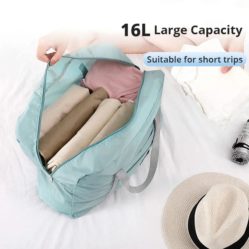 Sac de Voyage Pliable Grande Capacité – Bagage Cabine Vêtements Déménagement Pique-Nique Multifonction