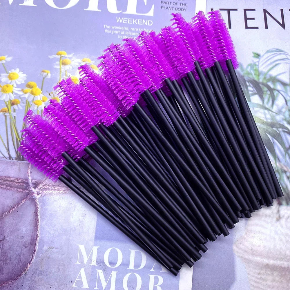 Brosses Mascara & Extension Cils – Lot 150 ou 300 Pcs | Spoolies Sourcils & Maquillage