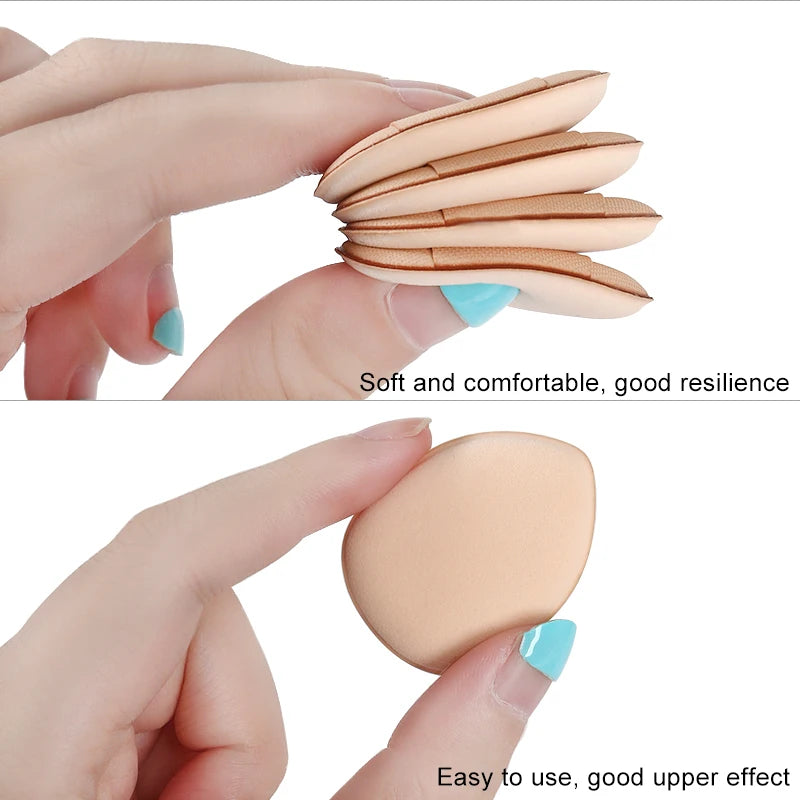Mini Éponges Doigt Puff Maquillage – Lot 50 ou 100 Pcs | Fond de Teint & Correcteur Air Cushion Sec & Humide